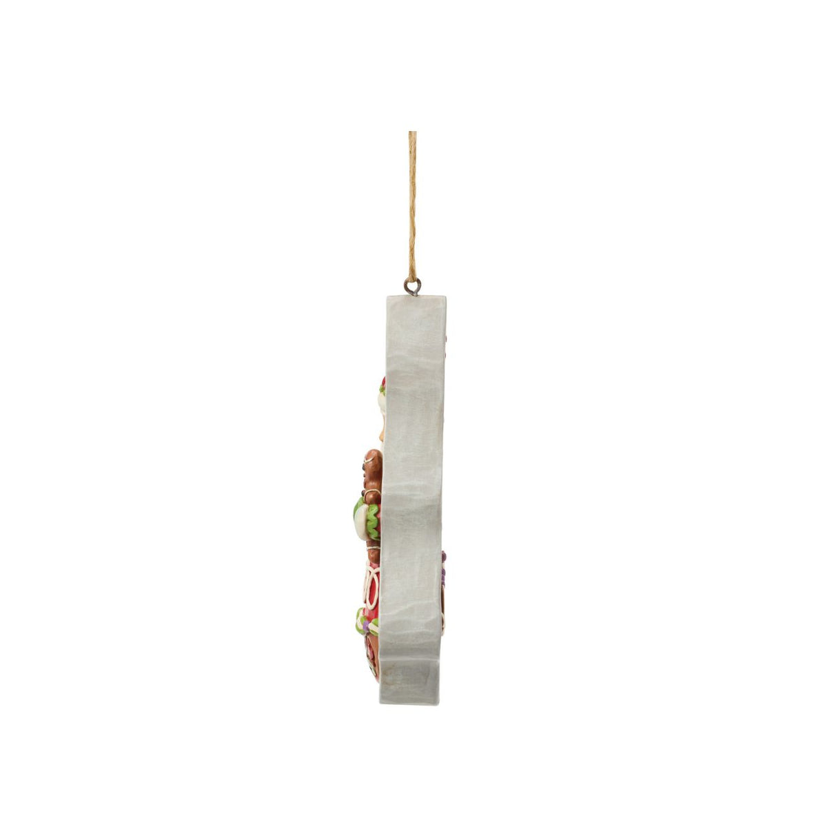 Enhance your Christmas collection with this Heartwood Creek Santa Cookie Cutter figurine by Jim Shore.