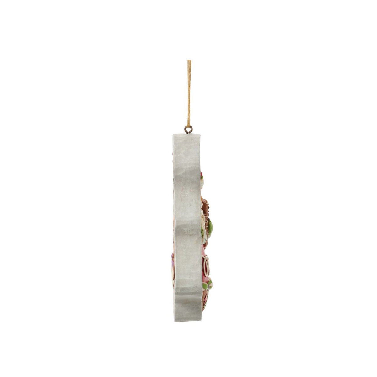 Enhance your Christmas collection with this Heartwood Creek Santa Cookie Cutter figurine by Jim Shore.