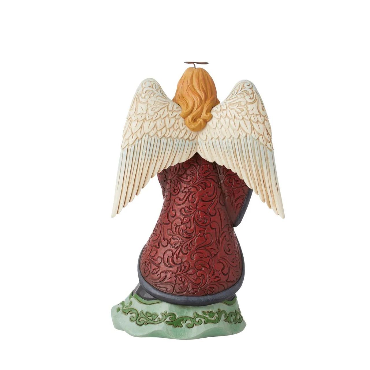 Designed by award winning artist Jim Shore as part of the Heartwood Creek Holiday Manor Collection, hand crafted using high quality cast stone and hand painted, this festive Angel is perfect for the Christmas season. Packaging, Full colour, fully branded gift box with photo.