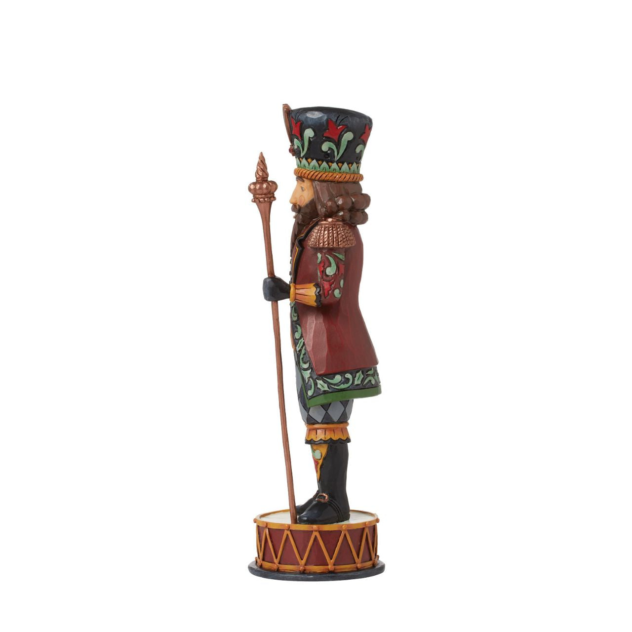 Hand crafted and hand painted, straight from the imagination of award-winning artist Jim Shore. Taking inspiration from traditional folk art, quilting designs, and iconic features like rosemaling, the mixture of colour, tones and glitter make each piece the perfect accessory for the best time of year - Christmas.