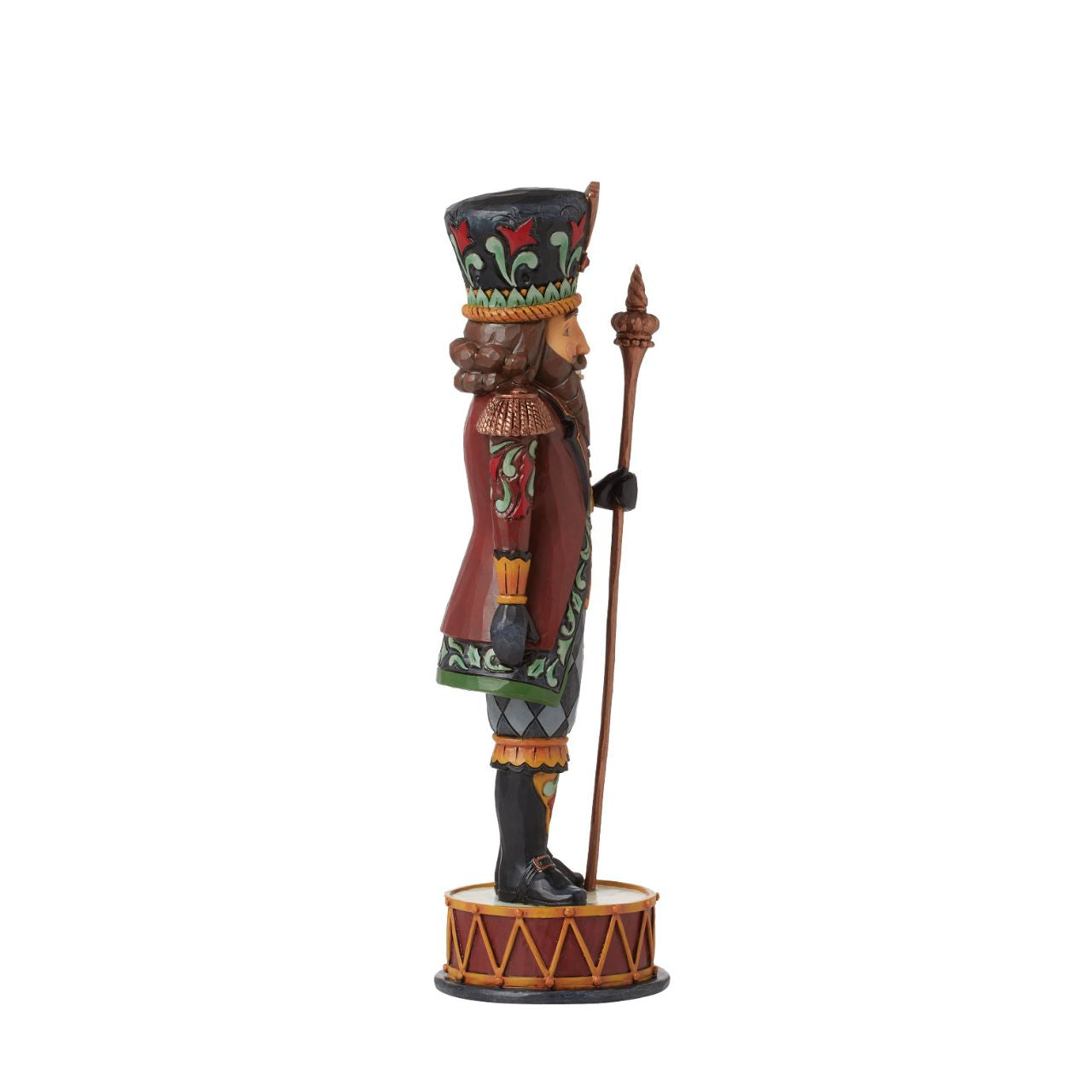 Hand crafted and hand painted, straight from the imagination of award-winning artist Jim Shore. Taking inspiration from traditional folk art, quilting designs, and iconic features like rosemaling, the mixture of colour, tones and glitter make each piece the perfect accessory for the best time of year - Christmas.