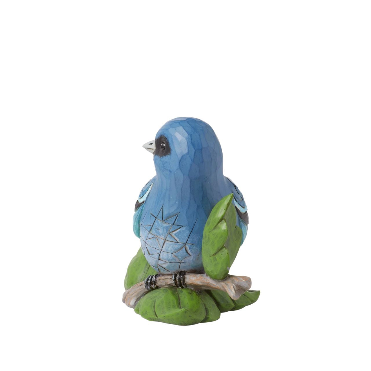 This beautiful Indigo Bunting bird has been hand carved and painted. Comes in a fully branded gift box.