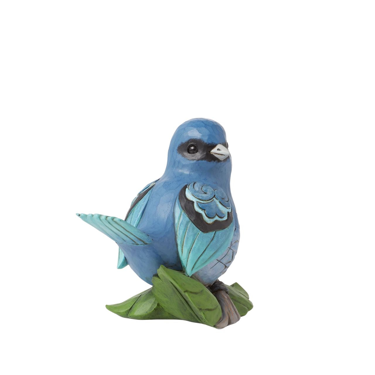 This beautiful Indigo Bunting bird has been hand carved and painted. Comes in a fully branded gift box.