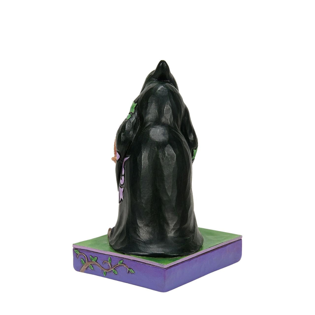 The original Disney villain, the Evil Queen in her disguise as The Hag in Snow White. Poised and ready to feed the fair Snow White the deadly apple, this is the perfect addition to any Disney collection.