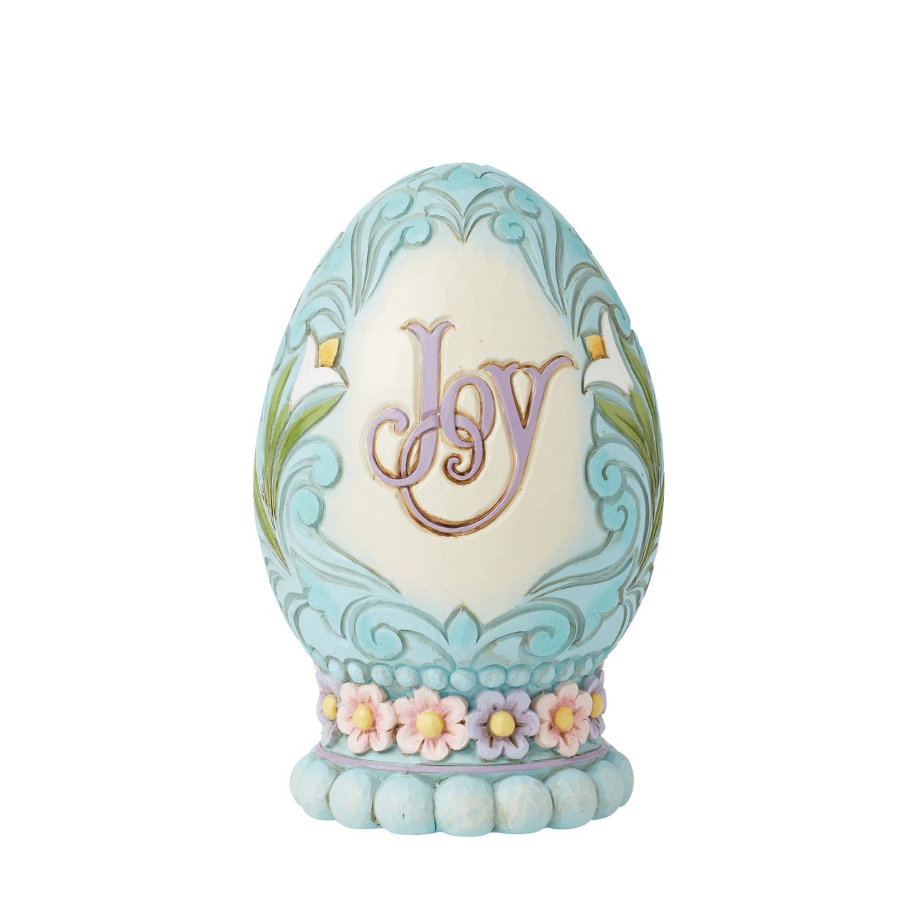 This beautiful 3D diorama egg depicts a quaint and tranquil church scene, hand painted in soft spring colours. Perfect for those who want a different kind of Easter display. Comes in fully branded packaging.