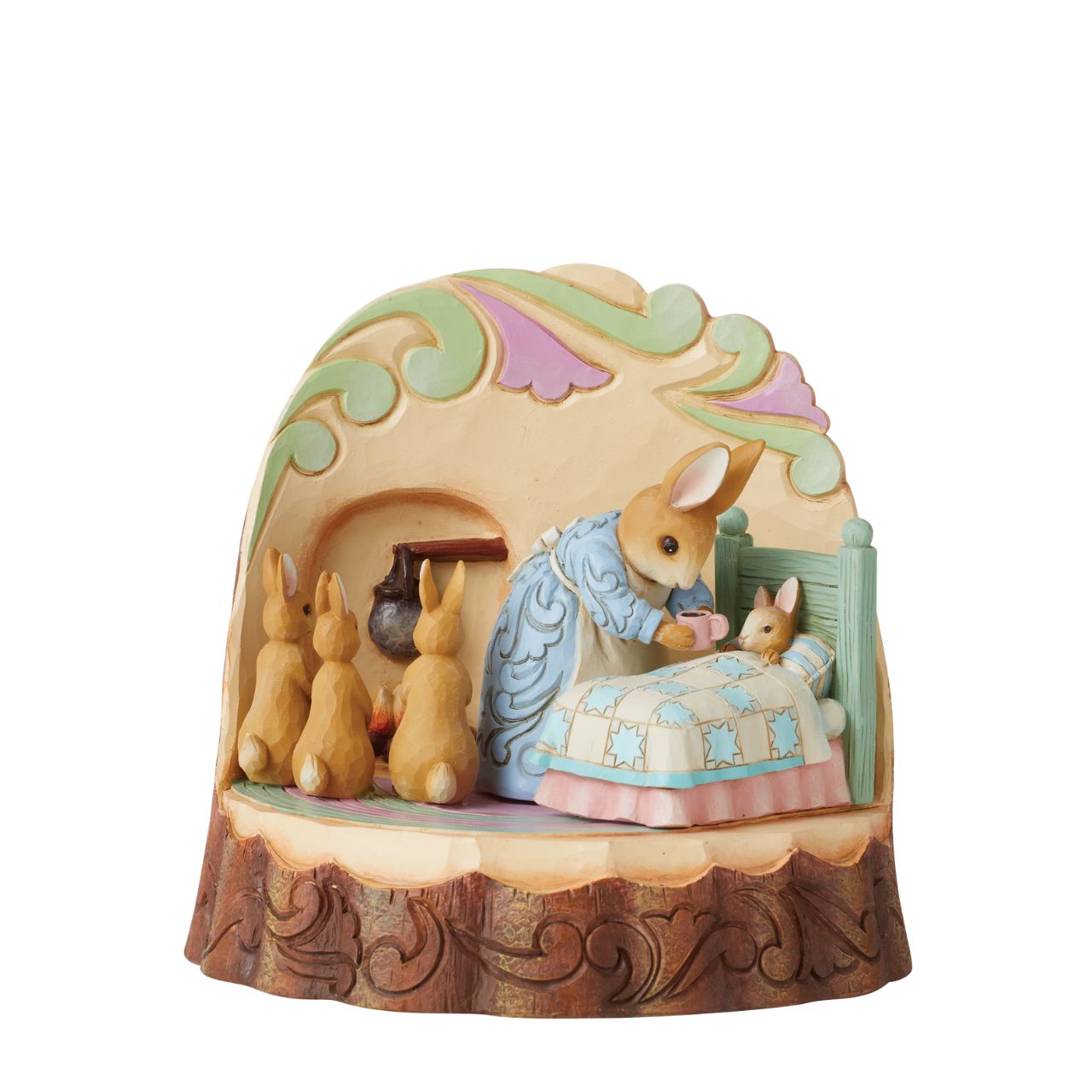 Jim Shore Mrs Rabbit and Bunnies Carved by Heart Figurine – Horgan's of ...