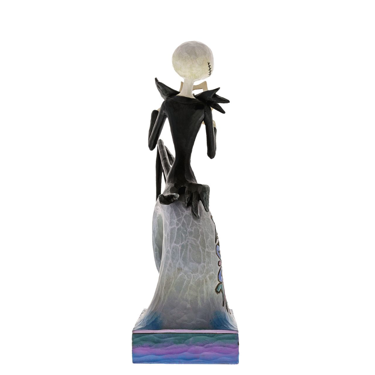 Disney Traditions by Jim Shore "What's This?" - Jack Skellington Figurine  In this captivating sculpture, Jim Shore features the King of Pumpkin Town discovering just how fun Christmas can be| In this Nightmare Before Christmas figurine you can almost hear Jack Skellington singing as he uncovers the delight of the holiday.