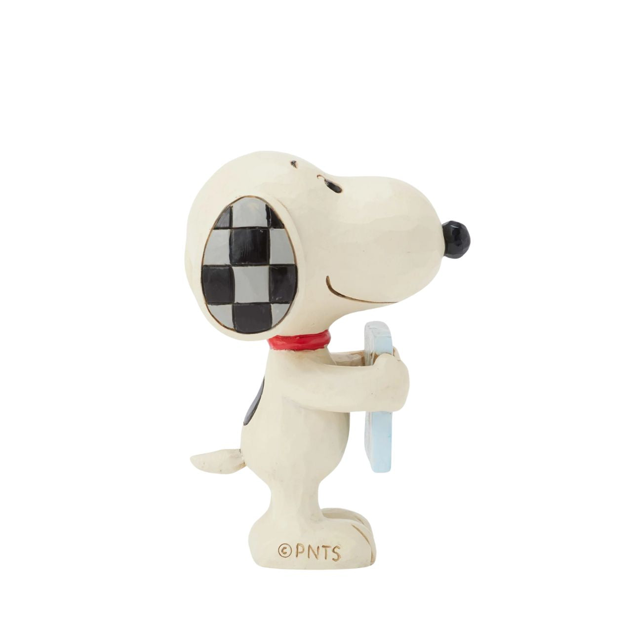 Snoopy is ready to show you his love in this cute mini figurine from the Peanuts collection by Jim Shore. Hand carved and painted, this piece comes ready to gift in a fully branded gift box.