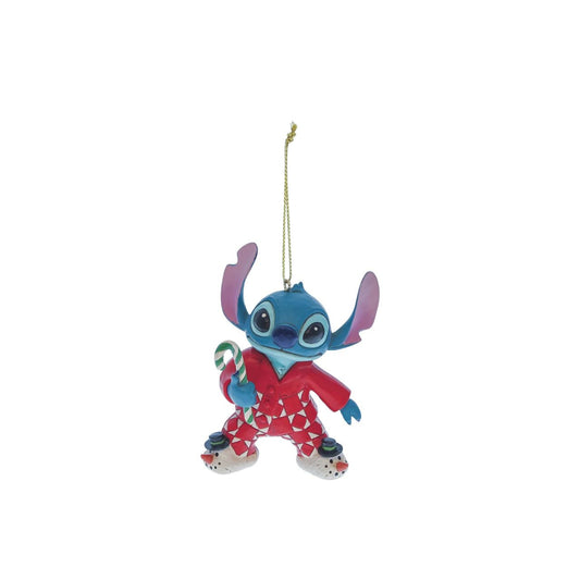 Stitch is ready to see what Santa has brought this Christmas morning. This super-cute hanging ornament is perfect for decorating your tree this festive period.