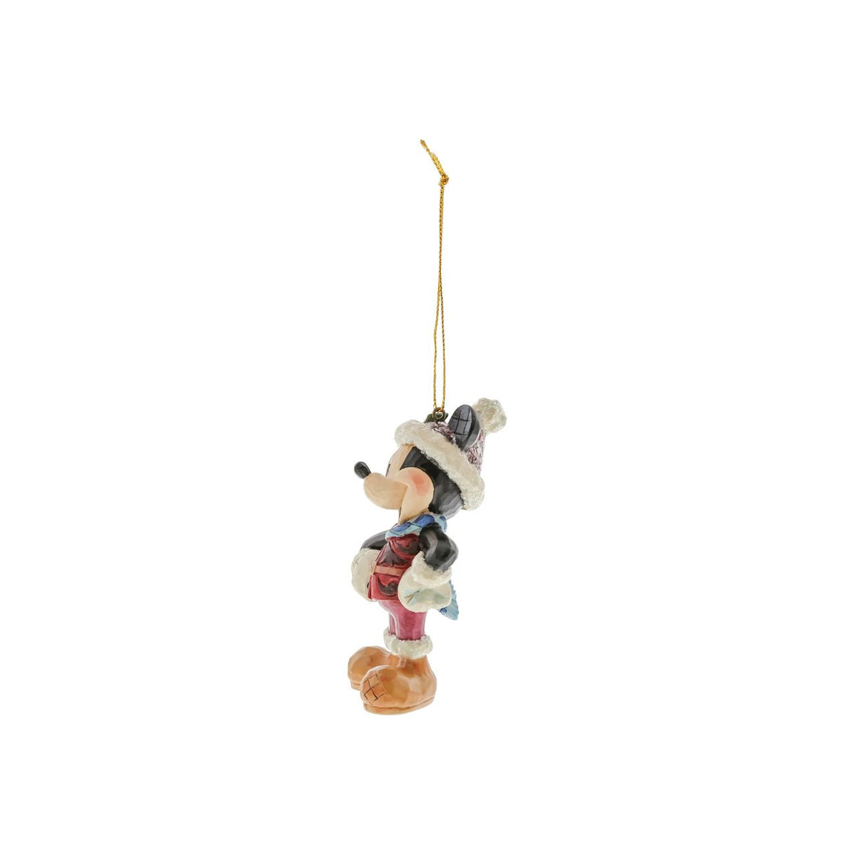 This colourful ornament of Mickey Mouse features sparkling sugary accents. Handcrafted in dazzling detail, this delightful ornament combines the beloved Disney characters with the artistry of Jim Shore.
