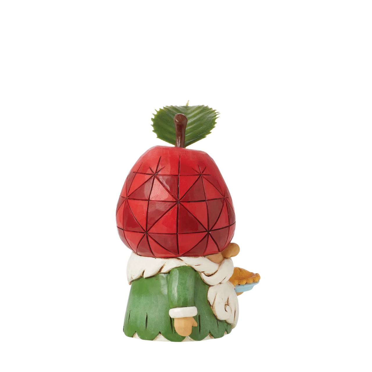No one knows gnomes like Jim Shore. A master craftsman of the playful guardians, the beloved artist creates a new addition to his growing gnome collection. An apple inspired the gnomes fruit hat and Americas favourite pie.