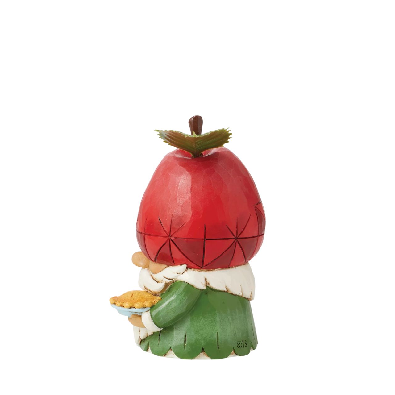 No one knows gnomes like Jim Shore. A master craftsman of the playful guardians, the beloved artist creates a new addition to his growing gnome collection. An apple inspired the gnomes fruit hat and Americas favourite pie.