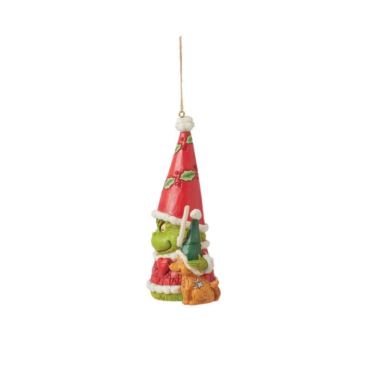 Celebrate the festive period with the Grinch and Max and this fun hanging ornament. Comes in a fully branded gift box.