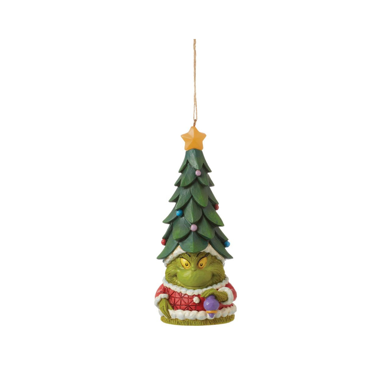 This super cute Grinch Gnome is ready to decorate your tree this Christmas time. With a light-up hat ready to shine the night away, this hand painted little Grinch is sure to put anyone into the festive spirit. Comes in a fully branded gift box. Uses 3x LR41 batteries not included.