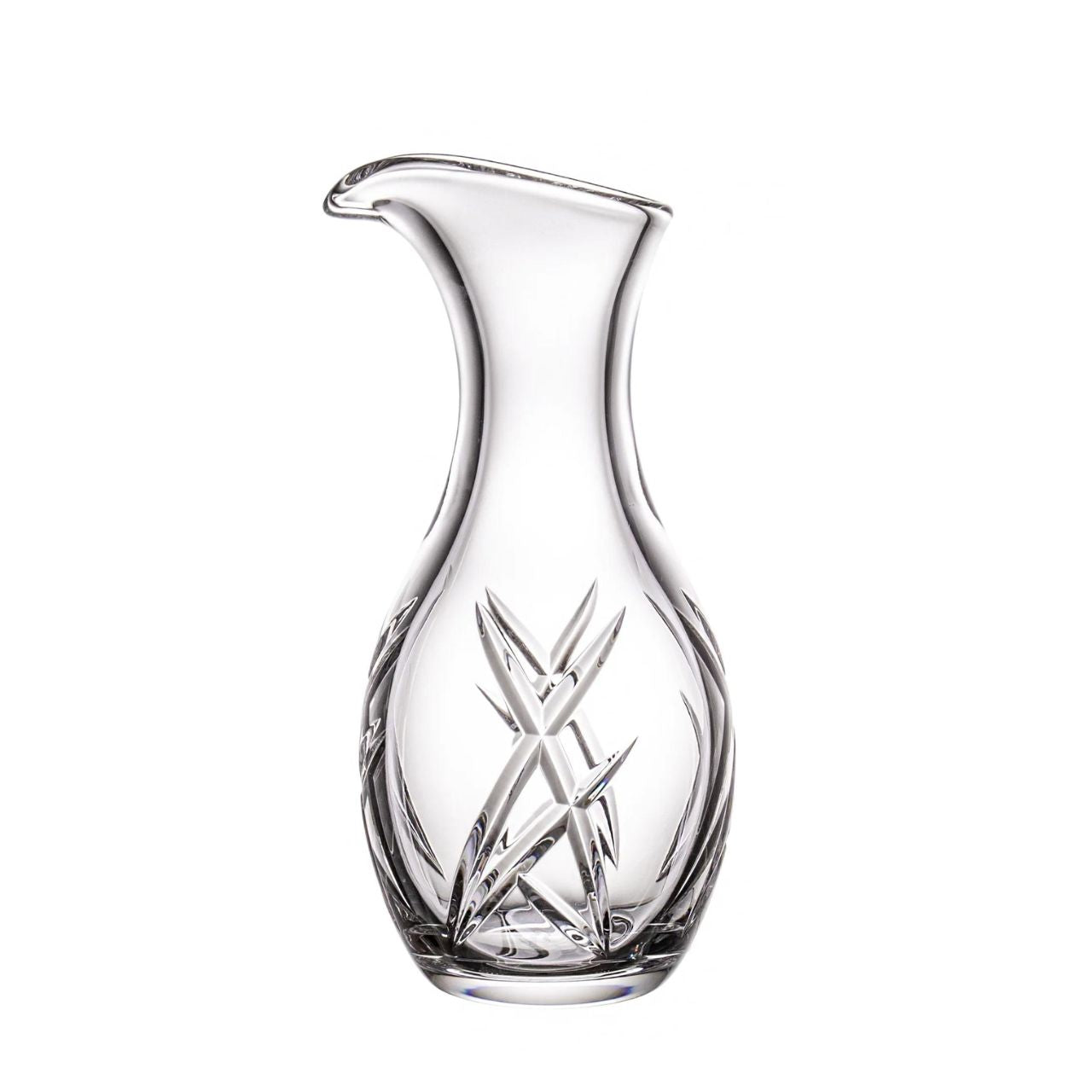 John Rocha Signature Carafe by Waterford Crystal   John Rocha captures the clarity and purity of Waterford Crystal with his contemporary collection of stemware. Whether decanting wine or serving ice-cold water, the John Rocha Signature Carafe makes a stunning statement on your dining table, showcasing the brilliant clarity of hand-crafted fine crystal combined with the comforting weight and stability expected from Waterford.