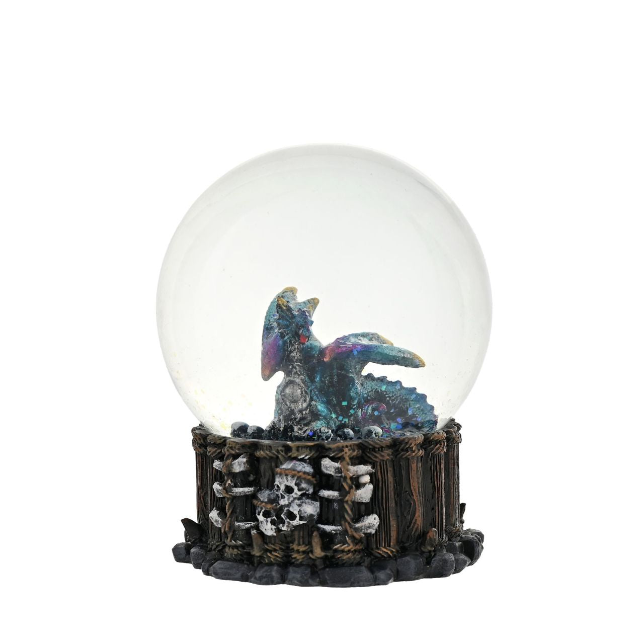 Delight in the enchanting beauty of the Juliana Mystic Legends Blue Dragon Water Ball. This captivating piece features a majestic blue dragon encased in a sparkling water ball, making it a stunning addition to any collection or display.