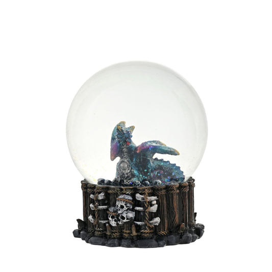 Delight in the enchanting beauty of the Juliana Mystic Legends Blue Dragon Water Ball. This captivating piece features a majestic blue dragon encased in a sparkling water ball, making it a stunning addition to any collection or display.