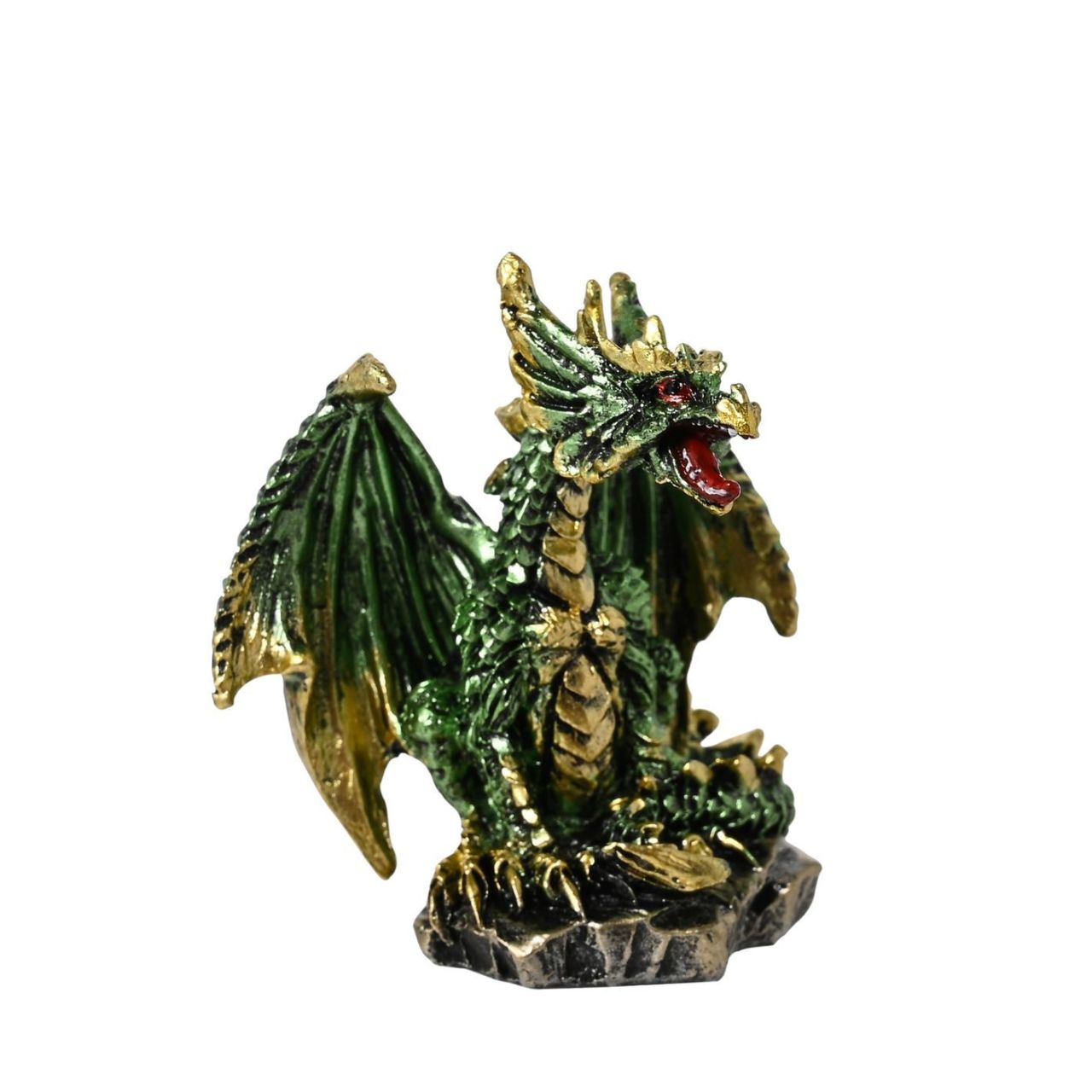 These figurines stand out due to their striking designs and powerful colours, which have a metallic effect finish. They are made from high-quality resin which allows for intricate detailing. A brand for customers and avid collectors who are drawn to the mystical and gothic aesthetic.