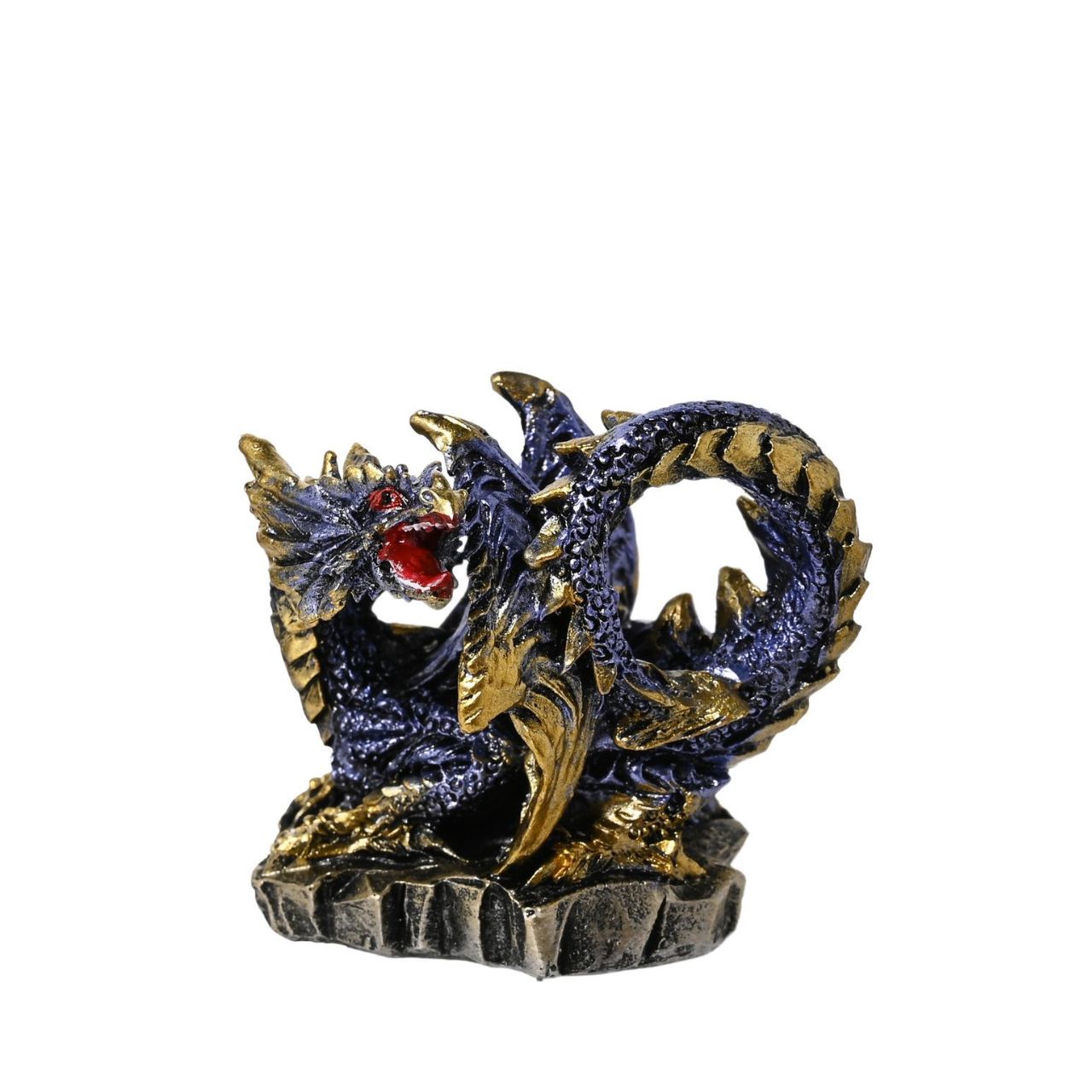 These figurines stand out due to their striking designs and powerful colours, which have a metallic effect finish. They are made from high-quality resin which allows for intricate detailing. A brand for customers and avid collectors who are drawn to the mystical and gothic aesthetic.