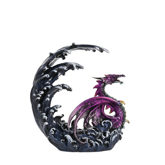 This majestic and imaginative design with a partial metallic effect finish, is made from high-quality resin allowing for intricate detailing. A brand for customers and avid collectors who are drawn to the mystical and gothic aesthetic.