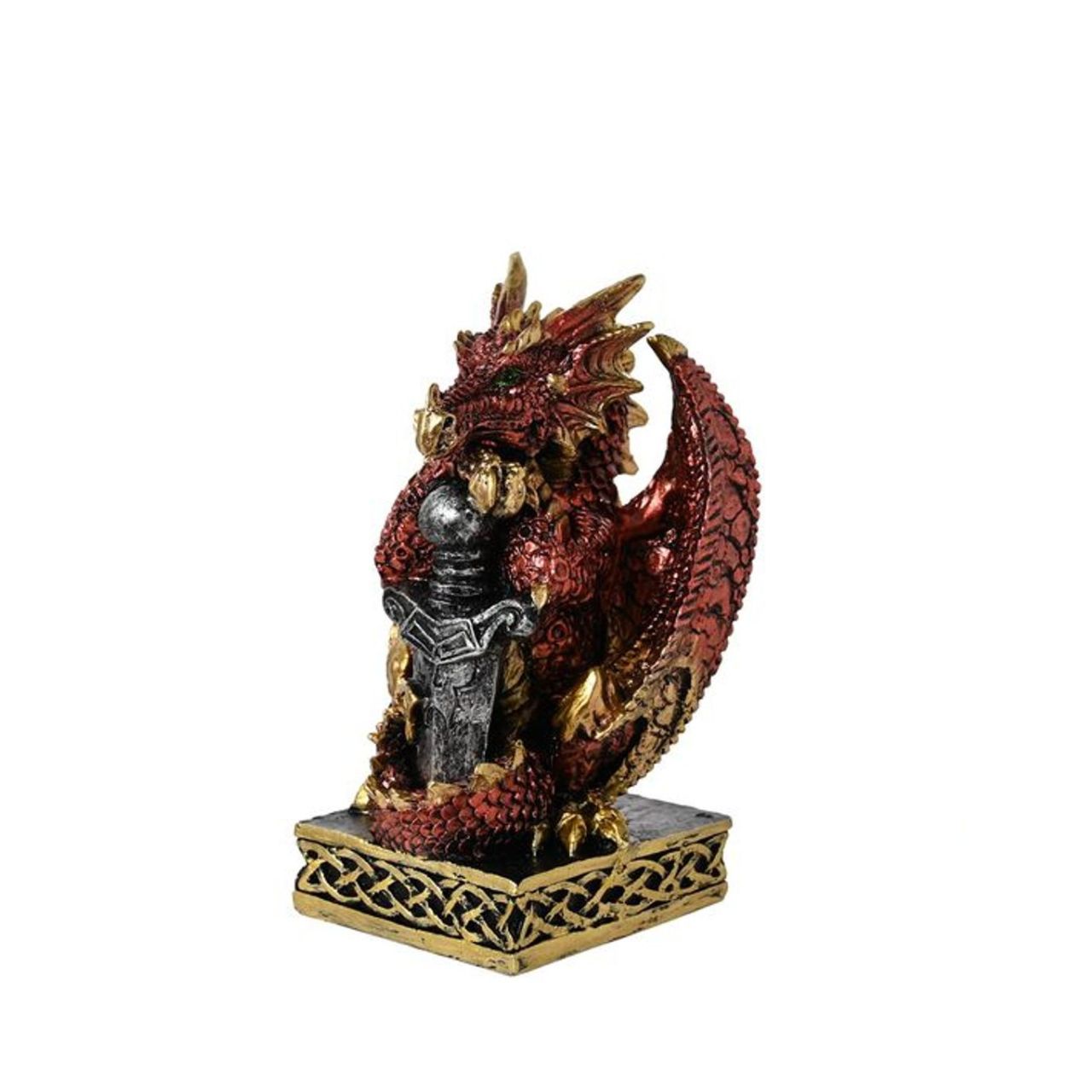 Each one depicts a unique dragon design and colour. They are made from high-quality resin which allows for intricate detailing. A brand for customers and avid collectors who are drawn to the mystical and gothic aesthetic.