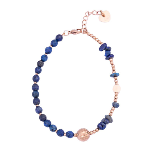Eva Lapis Bracelet by Knight & Day  This elegant bracelet by Knight & Day is perfect for any occasion. Lapis stones, this bracelet adds a sparkle of luxury to your look. The sophisticated design will make a statement that is sophisticated and timeless.