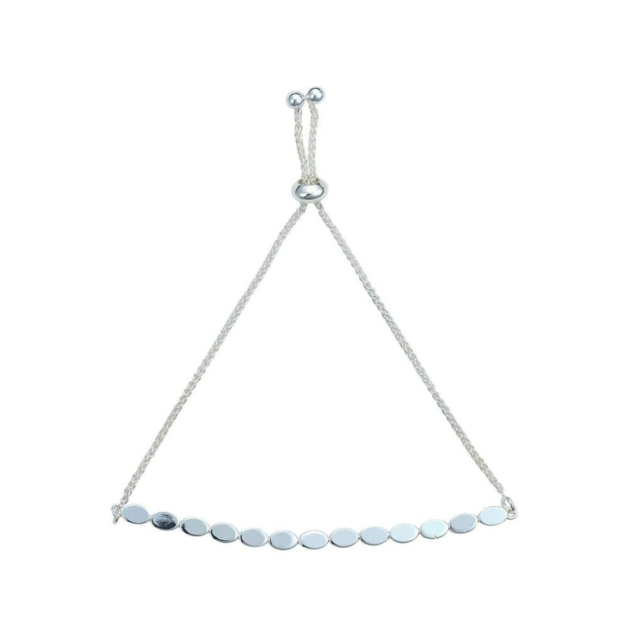 Introducing the Tiana Silver Bracelet by Knight & Day. This elegant bracelet adds a touch of sophistication to any outfit. Expertly designed for comfort and style, it's the perfect accessory for any occasion. Elevate your look with the Tiana Silver Bracelet.