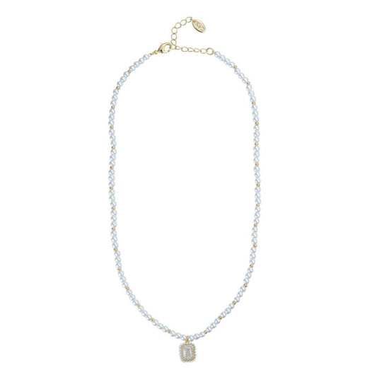 Add a touch of elegance to any outfit with the Knight &amp; Day Dayana Pearl Necklace. This necklace features a stunning pearl pendant that exudes timeless beauty. Perfect for any occasion, this necklace is a must-have for any fashion-forward individual. Upgrade your jewellery collection today.