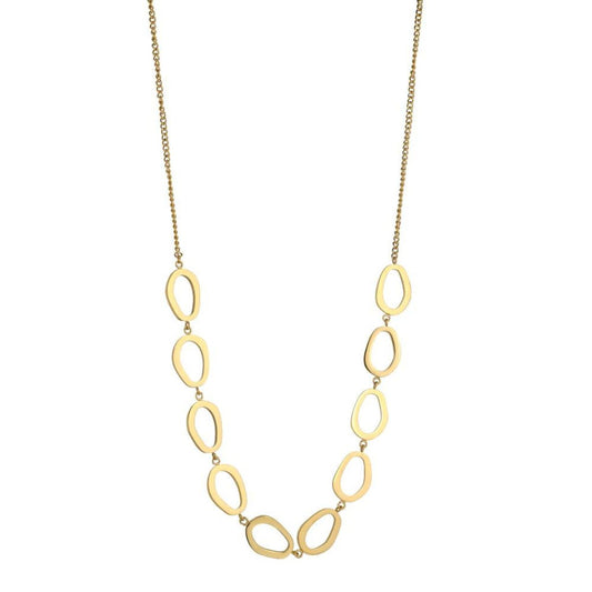 Expertly designed and crafted, this Gold Carley Necklace by Knight &amp; Day is a must-have accessory for any fashion-forward individual. Made with high-quality materials, this necklace exudes timeless elegance and adds a touch of luxury to any outfit. Elevate your style with this stunning piece.