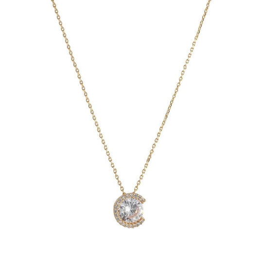 Upgrade your jewellery collection with the Knight & Day Gold Plated Solitaire Pendant. This pendant boasts a classic gold design that adds elegance to any outfit. The perfect accessory for any occasion, this pendant is a timeless piece that will never go out of style.