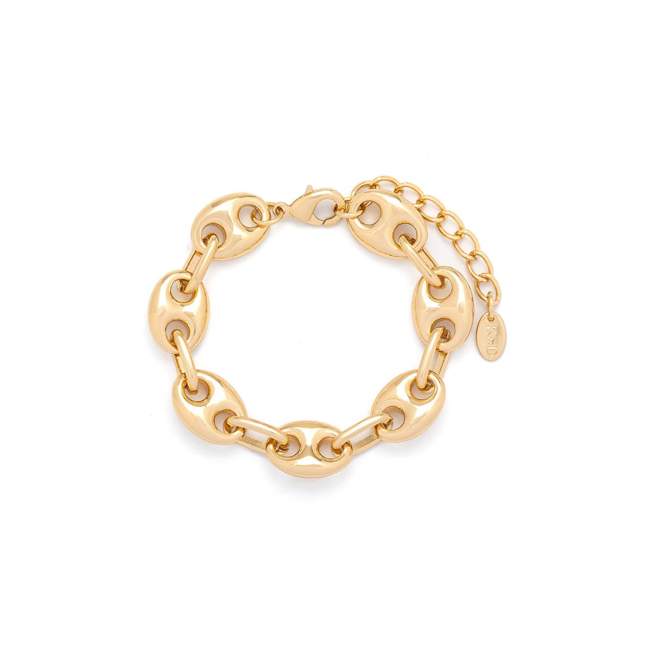 Chunky style bracelet in contemporary design.