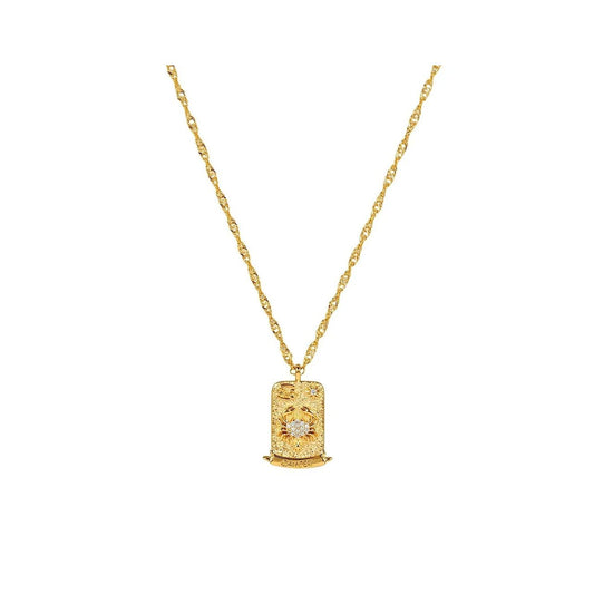 Cancer Zodiac Pendant – 18K Gold Plated. Celebrate the sentimental, charming and deeply loyal nature of Cancer, born between June 21st and July 22nd, with this beautiful zodiac pendant. Featuring the iconic Crab symbol, this pendant reflects the warm and charismatic personality of Cancer.