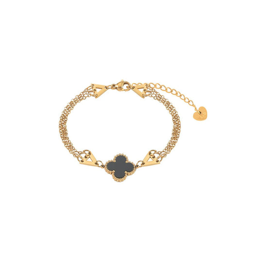 The Knight & Day Vada Clover Bracelet combines refined elegance with subtle charm.