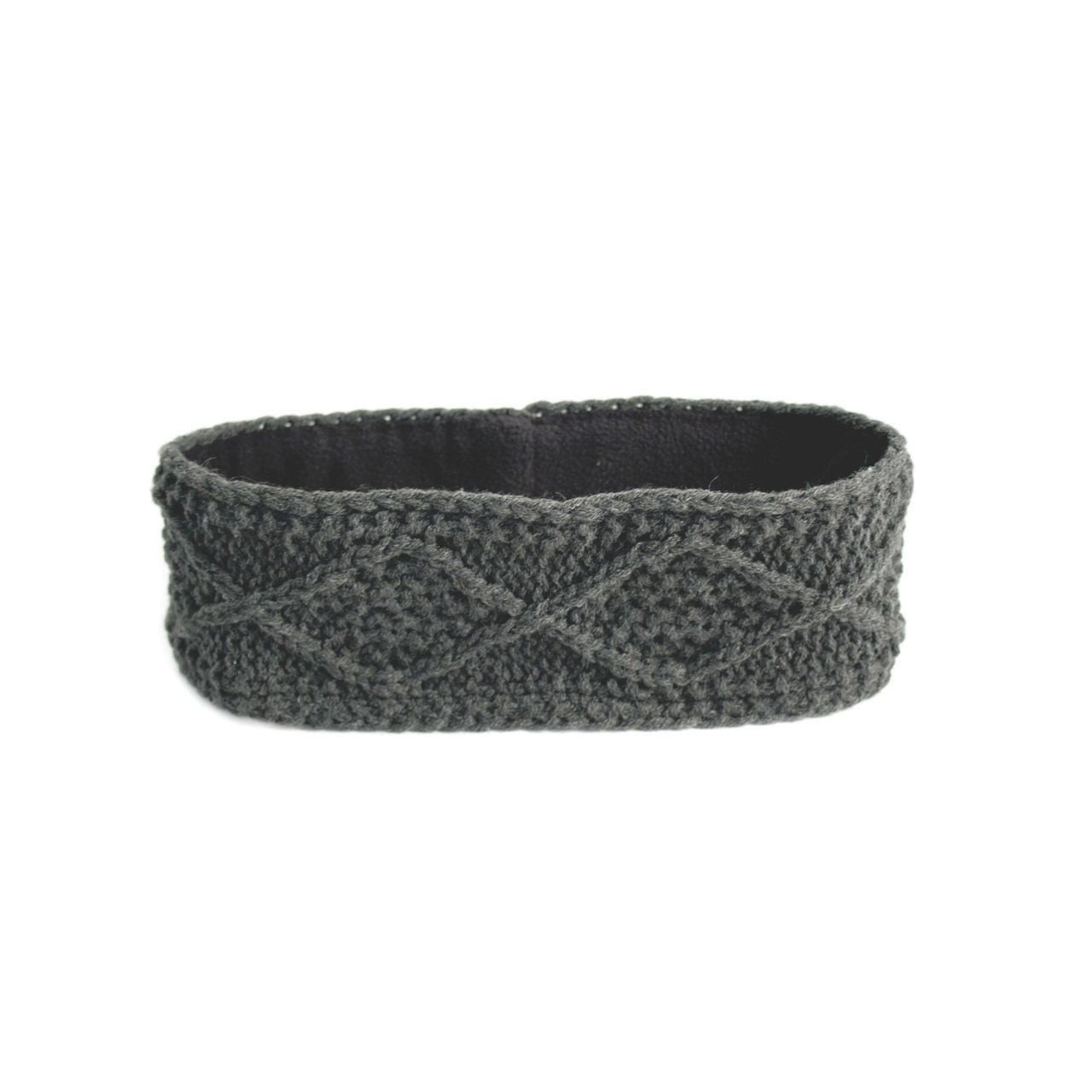 Lady of Aran Headband - Grey