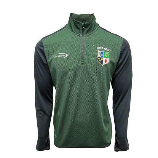Designed for optimal performance and maximum comfort, the Lansdowne Men's Ireland Quarter Zip boasts enhanced breathability and the iconic Ireland four province crest on the left chest.