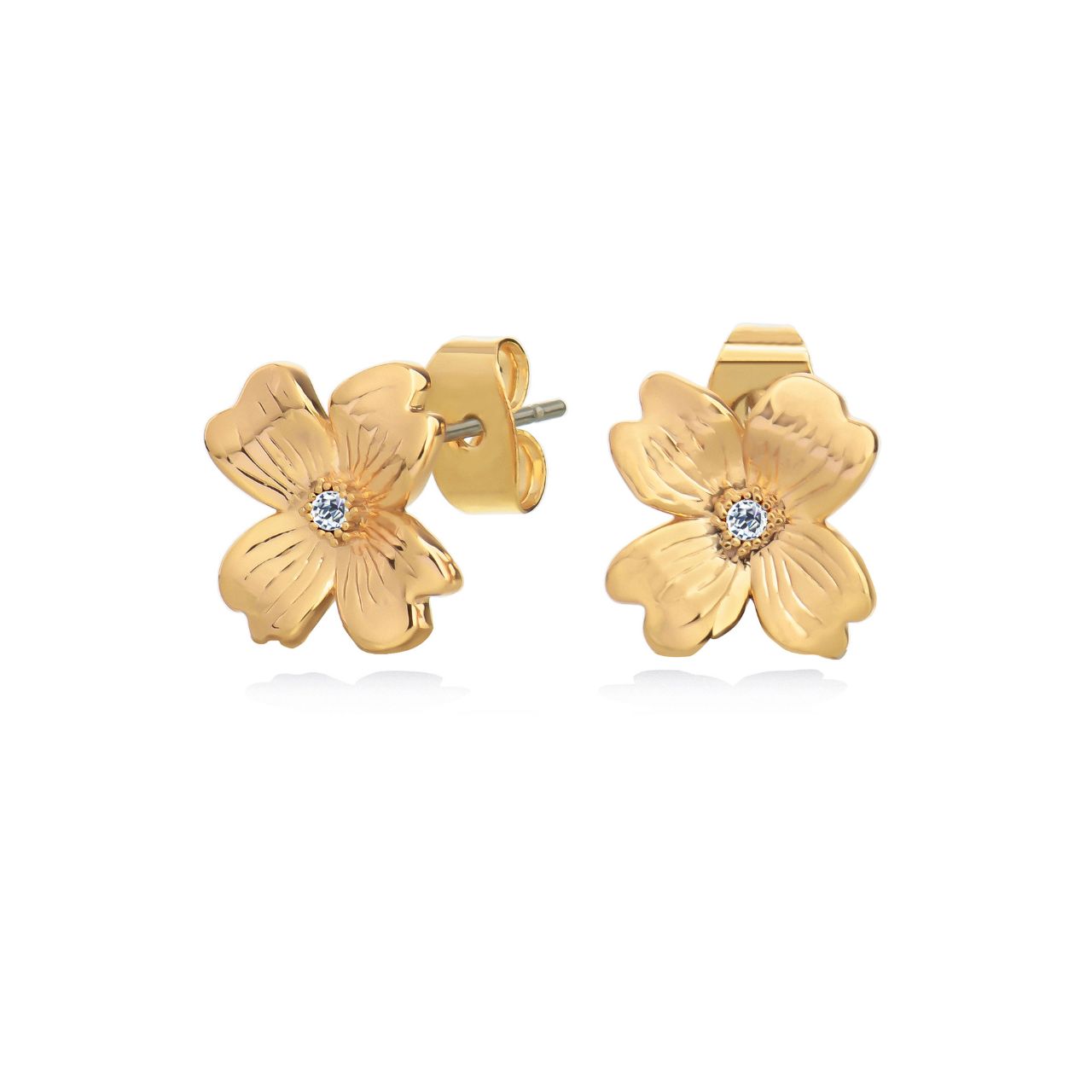 Introducing the Le Fleur Collection – a stunning assortment of jewellery that embodies elegance and charm. Each piece is plated in radiant yellow gold and showcases intricate designs, available in a range of captivating colours, from coal black and shamrock green to baby pink and deep red.