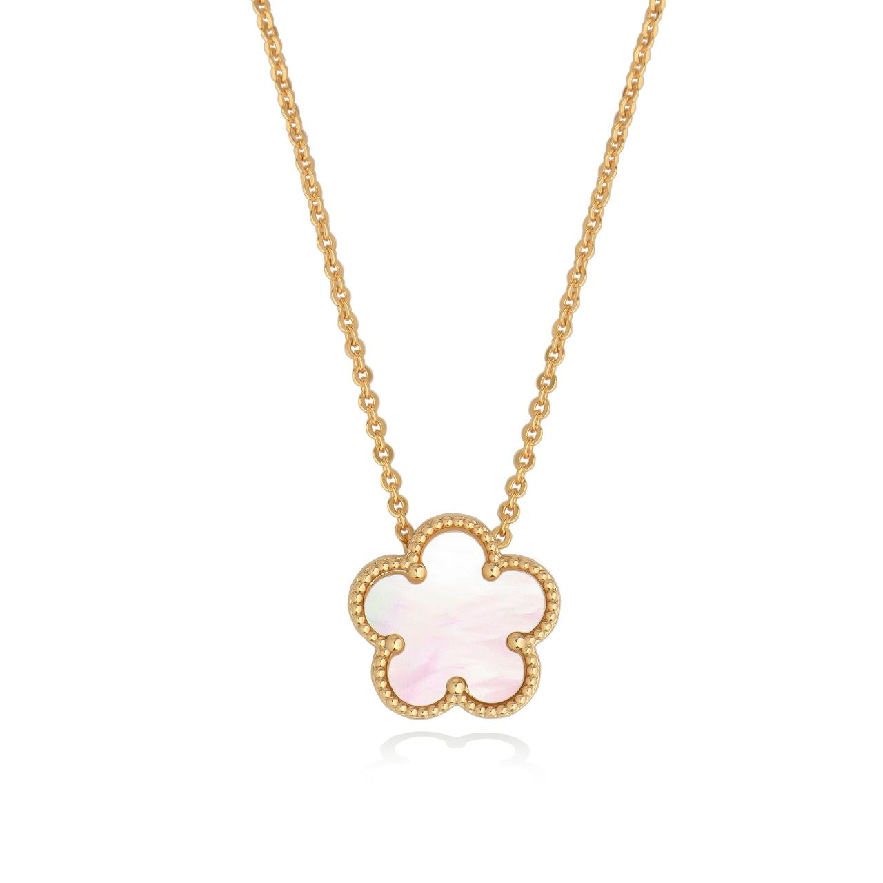 Introducing the Le Fleur Collection – a stunning assortment of jewellery that embodies elegance and charm. Each piece is plated in radiant yellow gold and showcases intricate designs, available in a range of captivating colours, from coal black and shamrock green to baby pink and deep red.