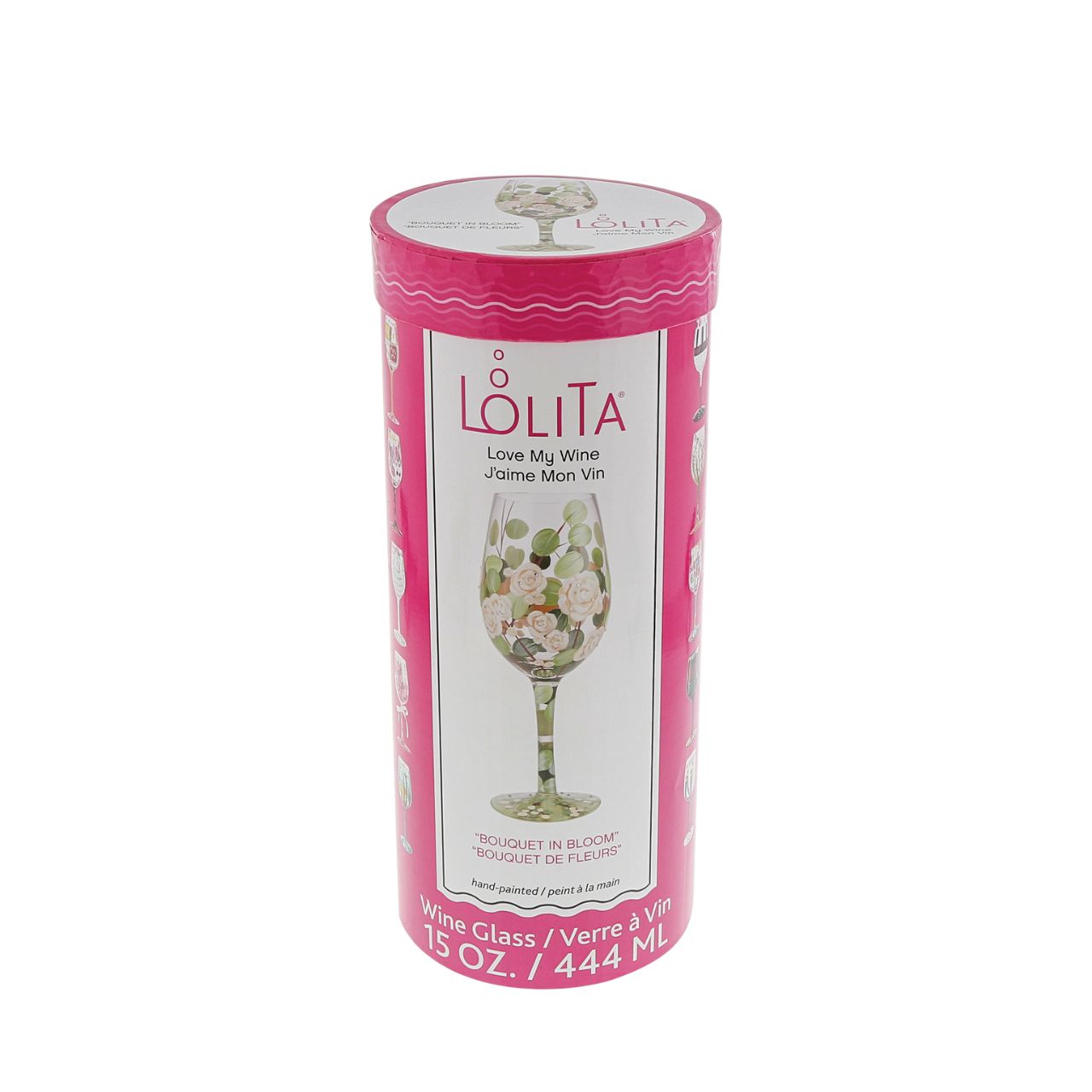 Florals are a huge hit for lolita who perfects them every time. Bouquet in Bloom shows eucalyptus in different tones of greens with glitter roses contrasting with them. A beautiful glass to get you ready for spring and excited for Summer. 
