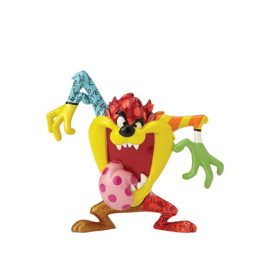 Featured here is the Tasmanian Devil who devours everything in sight, and also harbours a special craving for Bugs Bunny. Packed in a branded gift box. Unique variations should be expected as this product is hand painted. Not a toy or children's product.