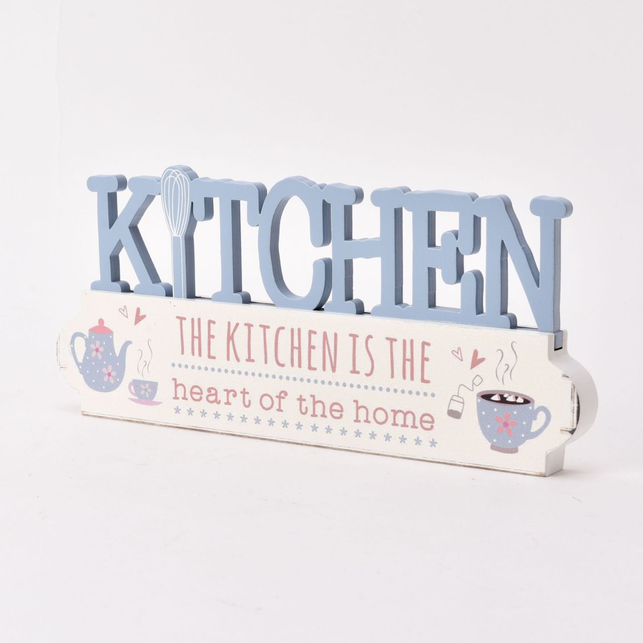 Bring some cheerful charm to your home with this colourful and sweet sentiment mantel plaque.