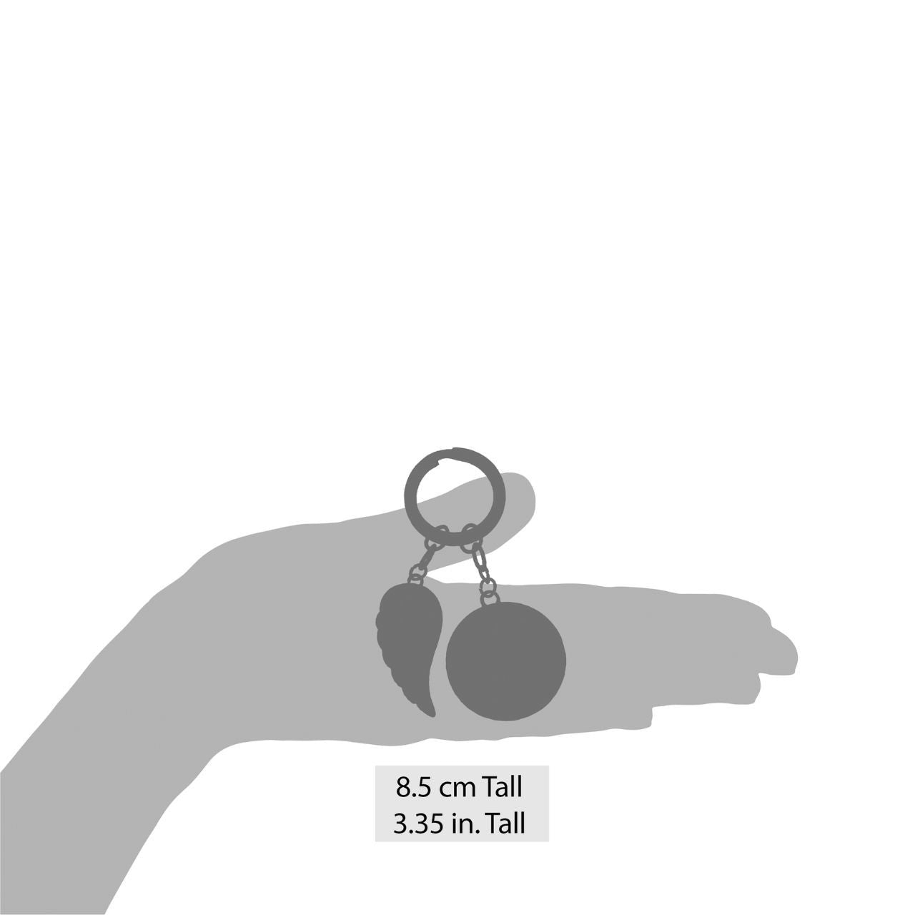 Introducing 'Love you to the moon and back' Keychain. A heartful token nestled in a gold embossed gift box. Symbolising boundless affection, perfect for expressing infinite love and cherished connections.