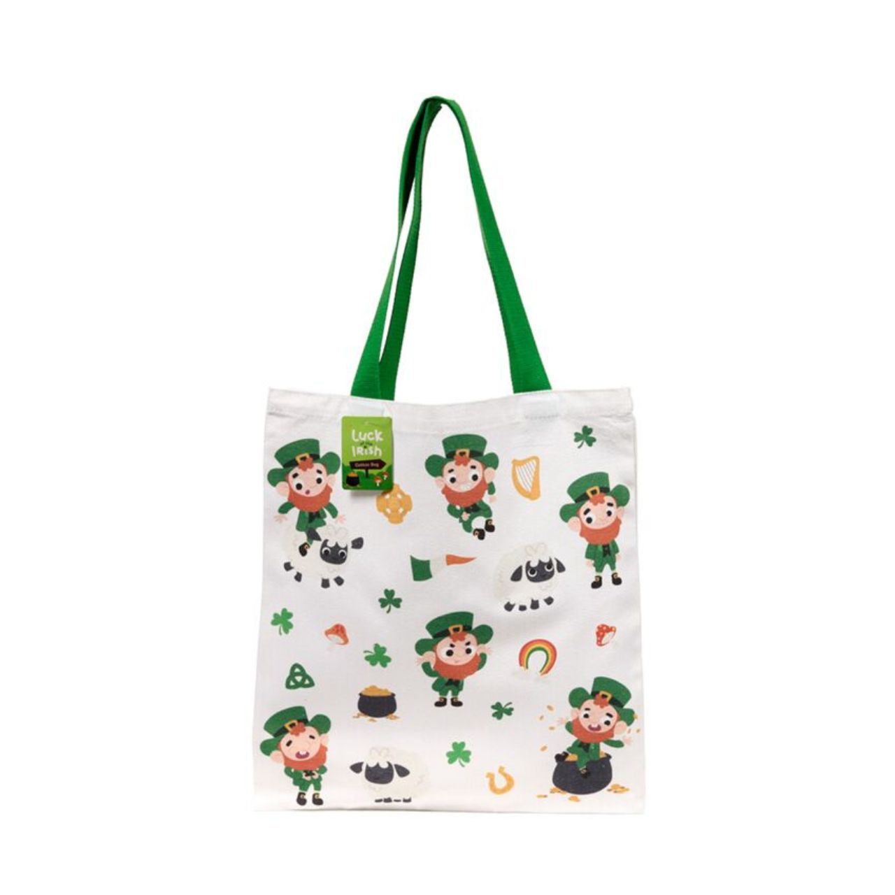 Luck of the Irish Ireland Reusable Tote Bag