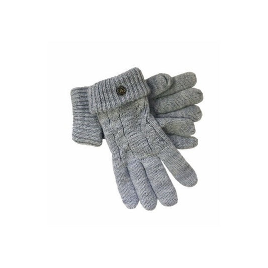 Man of Aran Light Grey Gloves Size Small  The Man of Aran Light Grey Gloves are a perfect fit for size small hands. Crafted with a premium wool blend, these gloves are perfect for keeping your hands warm and cozy. The classic style makes them ideal for any wardrobe.