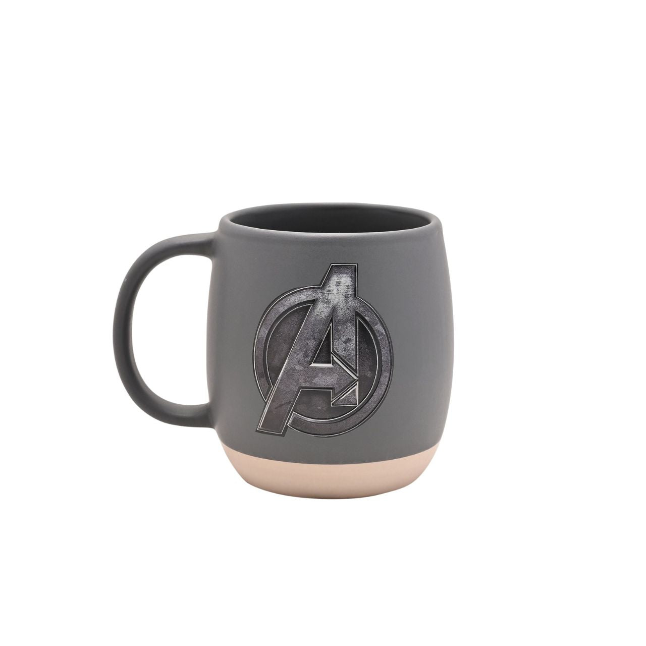 Unleash your inner superhero with the Marvel The Avengers Mug. This striking gray ceramic mug, featuring an embossed Avengers logo, is a must-have for any Marvel enthusiast. Perfect for sipping your morning brew, it's a delightful way to add a touch of fandom to your day.
