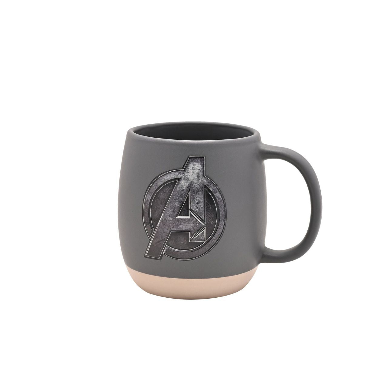 Unleash your inner superhero with the Marvel The Avengers Mug. This striking gray ceramic mug, featuring an embossed Avengers logo, is a must-have for any Marvel enthusiast. Perfect for sipping your morning brew, it's a delightful way to add a touch of fandom to your day.