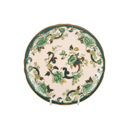 Made in England by the famous Mason's company, this plate is a superb example of the art in marrying eastern design to English craftsmanship.