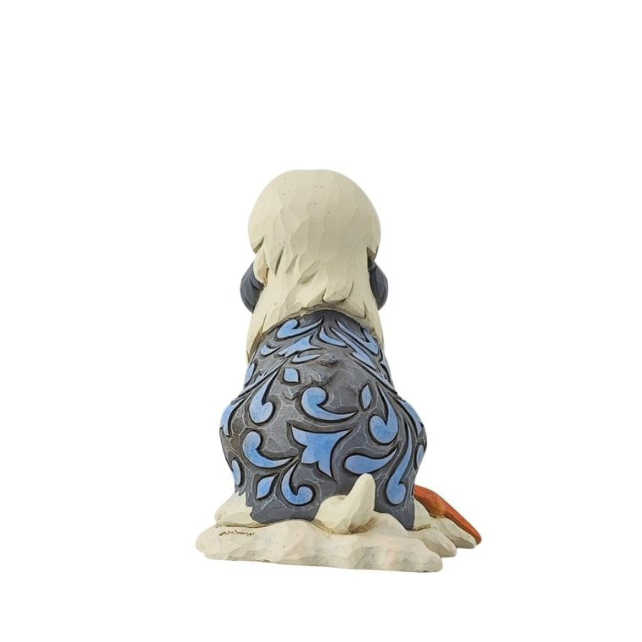 Max Mini Figurine by Jim Shore  Inspired by The Little Mermaid, this Jim Shore creation features Prince Eric's dog, Max, with the artist's iconic rosemale patterning and detailed craftsmanship. The replica makes a charming addition to any Disney lover's home décor.