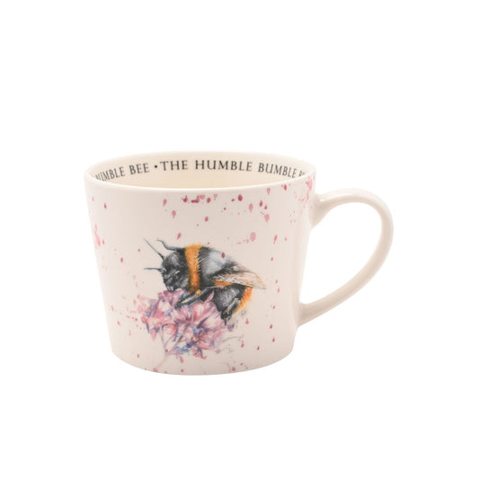 The Meg Hawkins Cup - Bumble Bee is a ceramic mug perfect for animal lovers and countryside enthusiasts.