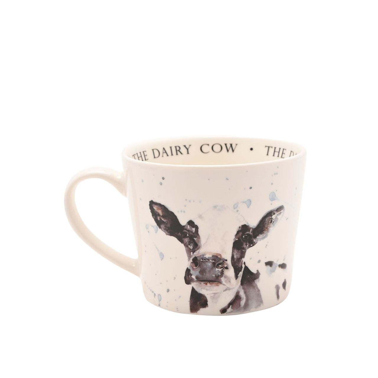 The Meg Hawkins Cup - Cow is a ceramic mug perfect for animal lovers and countryside enthusiasts.