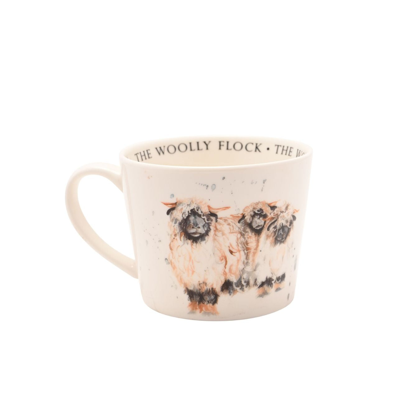 The Meg Hawkins Cup - Sheep is a ceramic mug perfect for animal lovers and countryside enthusiasts.